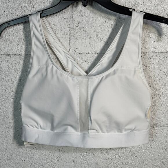 Ideology Plus Size Medium Impact Sports Bra, White 1X - Picture 7 of 7